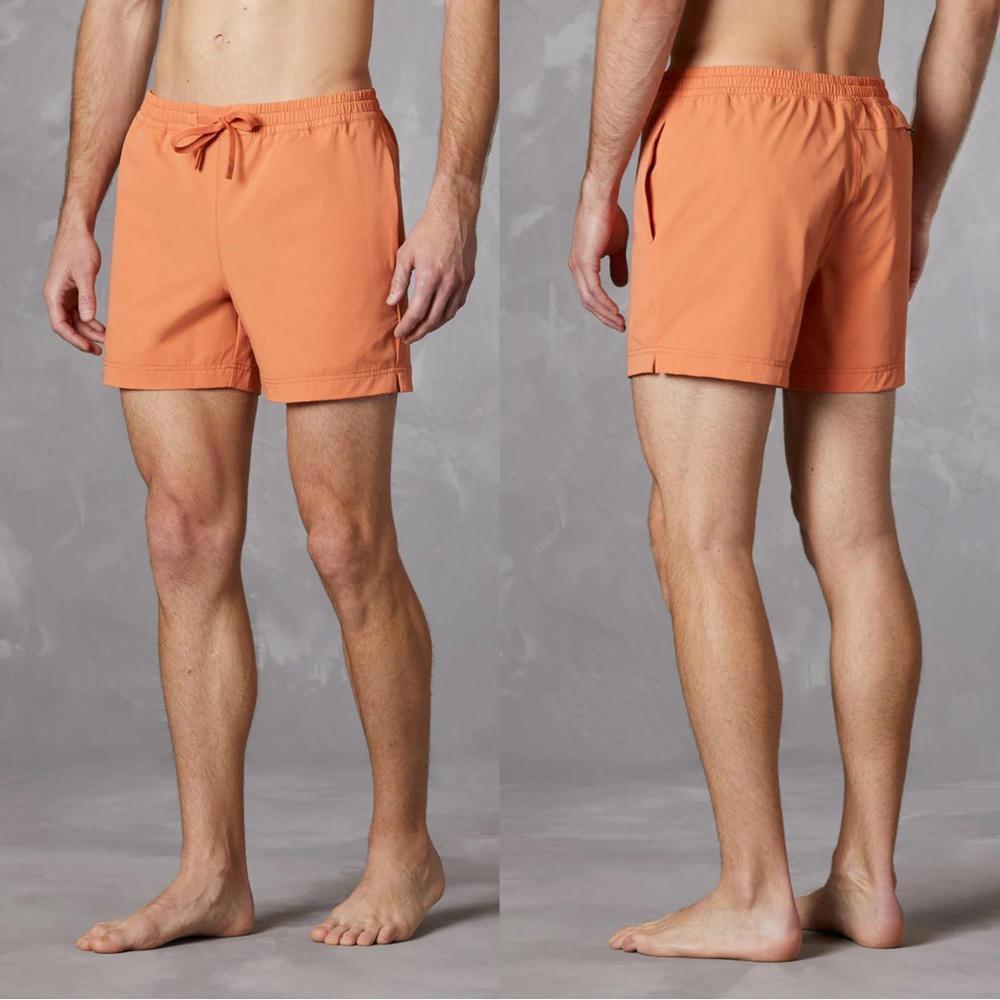 Men's Athletic Shorts - Orange